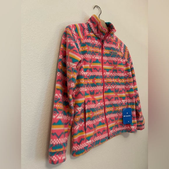 Columbia Youth Girls Benton Spring II Printed Fleece - Picture 2 of 7